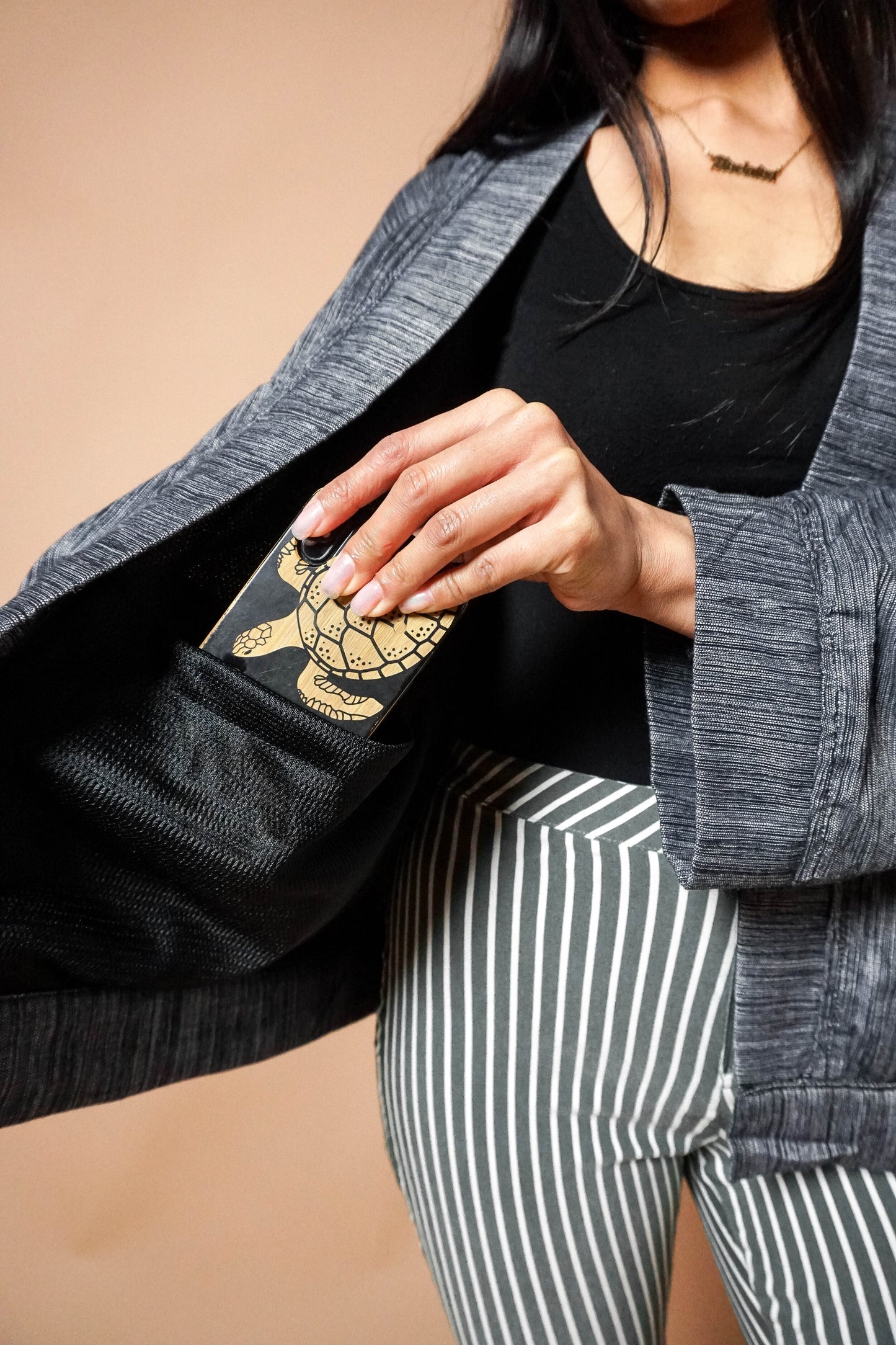 Kimono Bomber | Concrete Grey