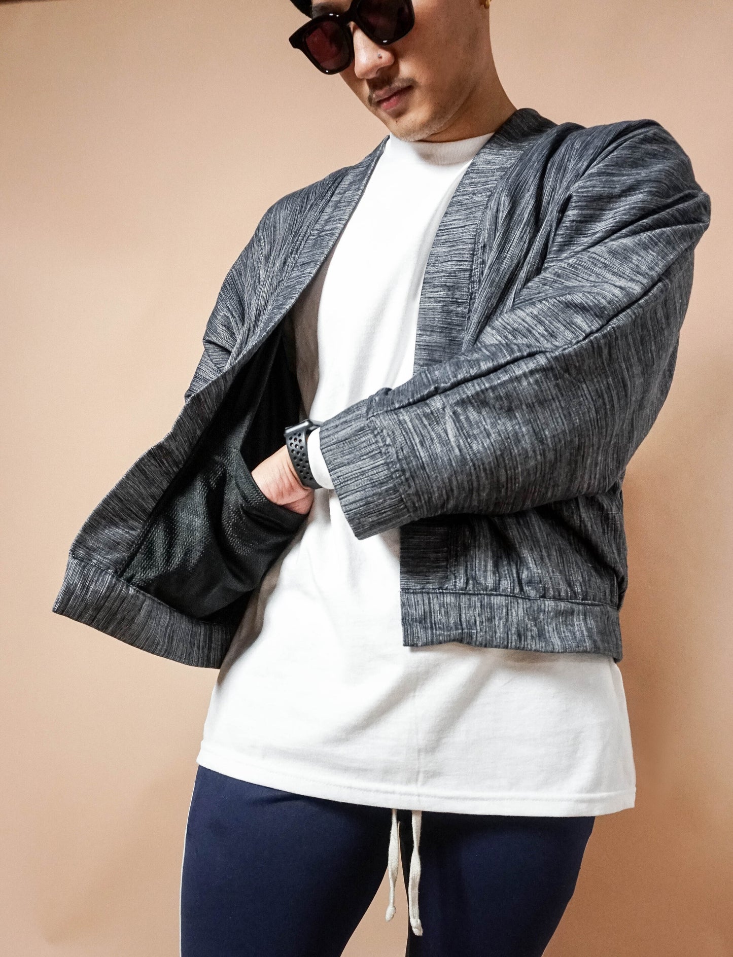 Kimono Bomber | Concrete Grey