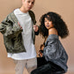Kimono Bomber | Jungle Green