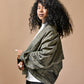 Kimono Bomber | Jungle Green