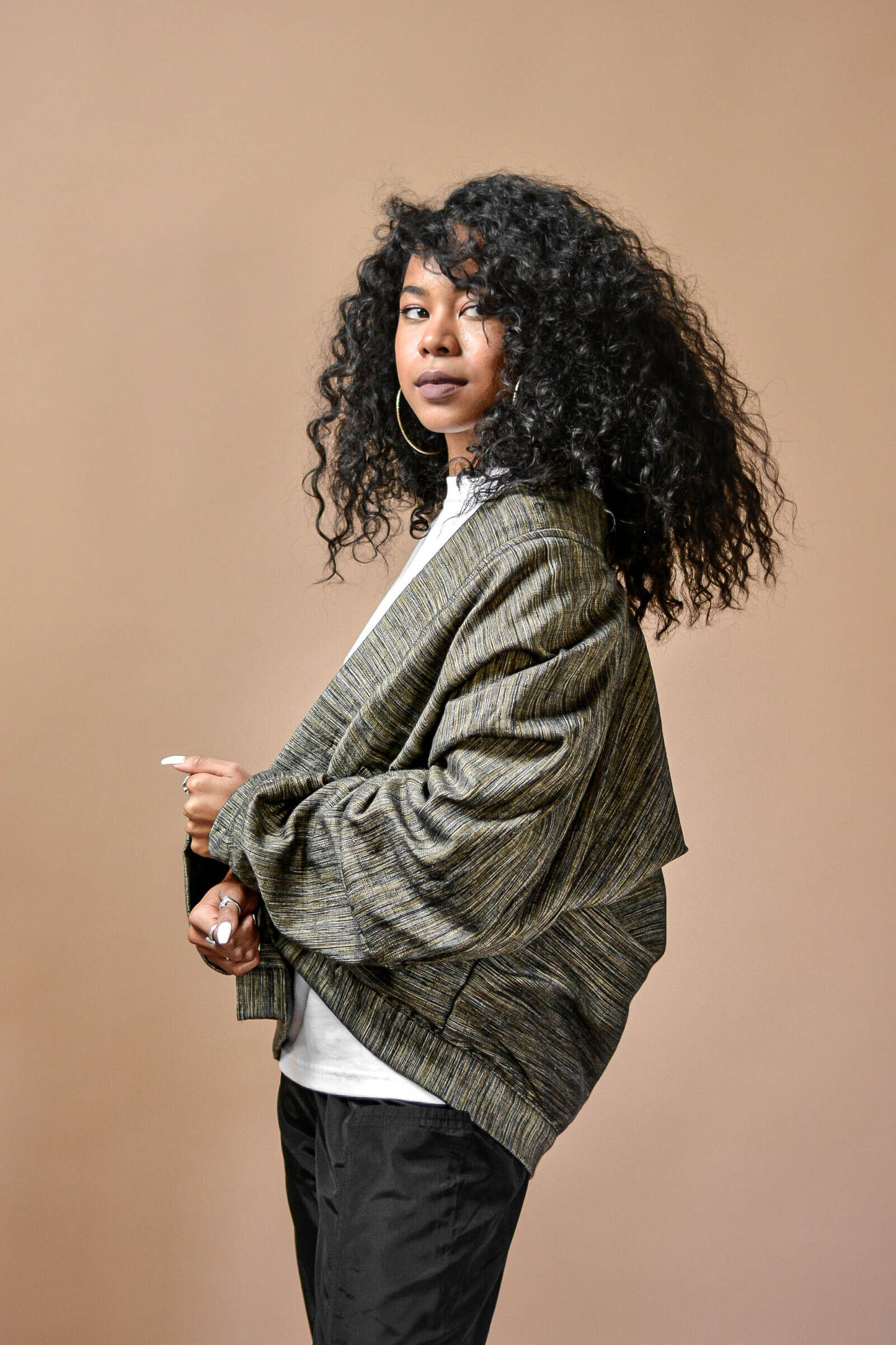 Kimono Bomber | Jungle Green