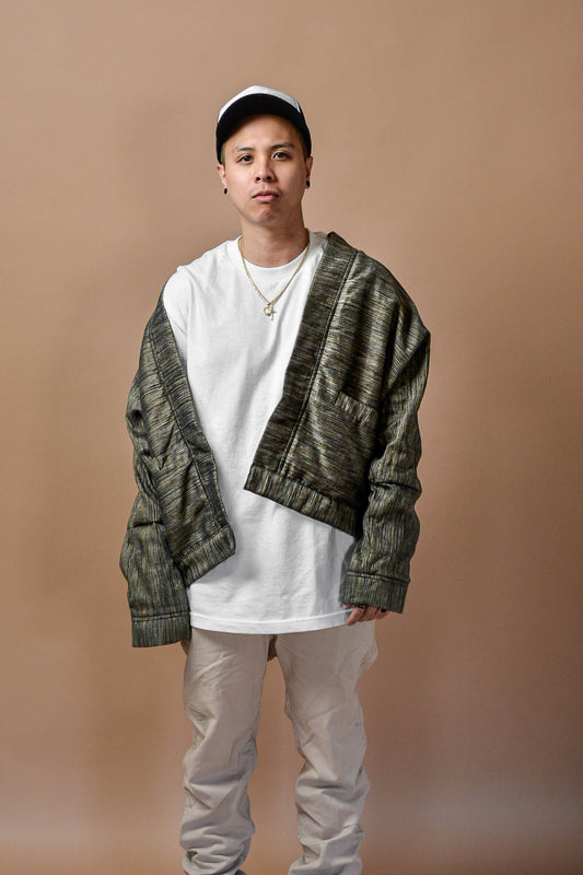 Kimono Bomber | Jungle Green