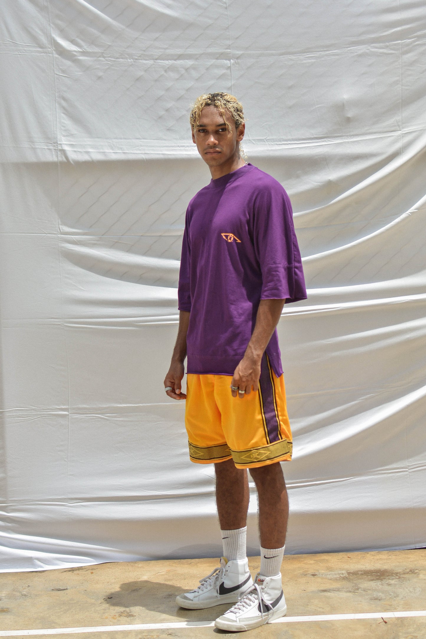 Dub Hem T-Shirt | Purple