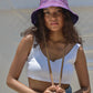 Notched Tank Top | White