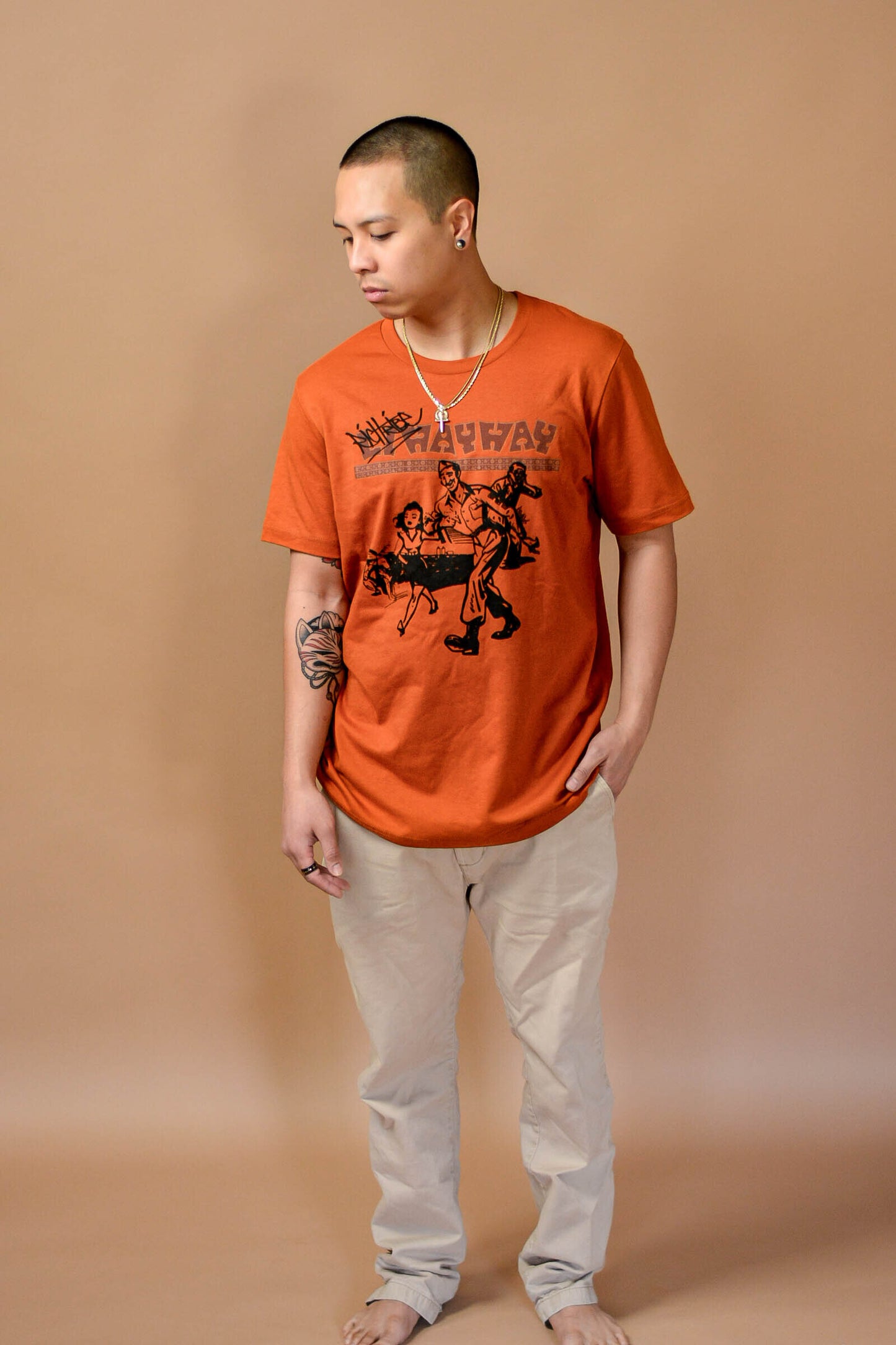 “Bahala Ka” Short Sleeve | Papaya