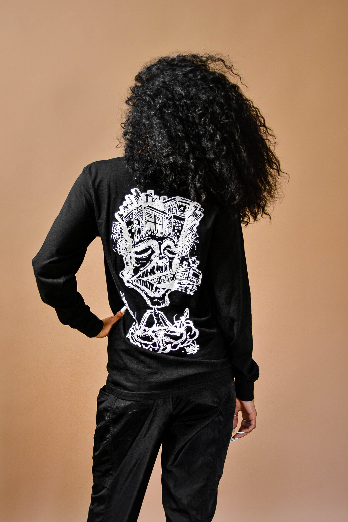 Train Of Thought Long Sleeve | Black
